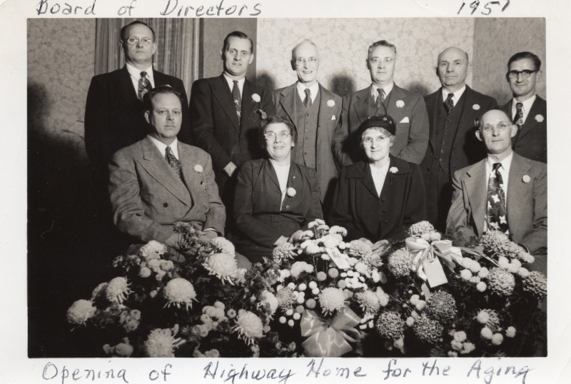 The Board of Trustees at the opening of Highway Home for Aged Hatfield, Pa.