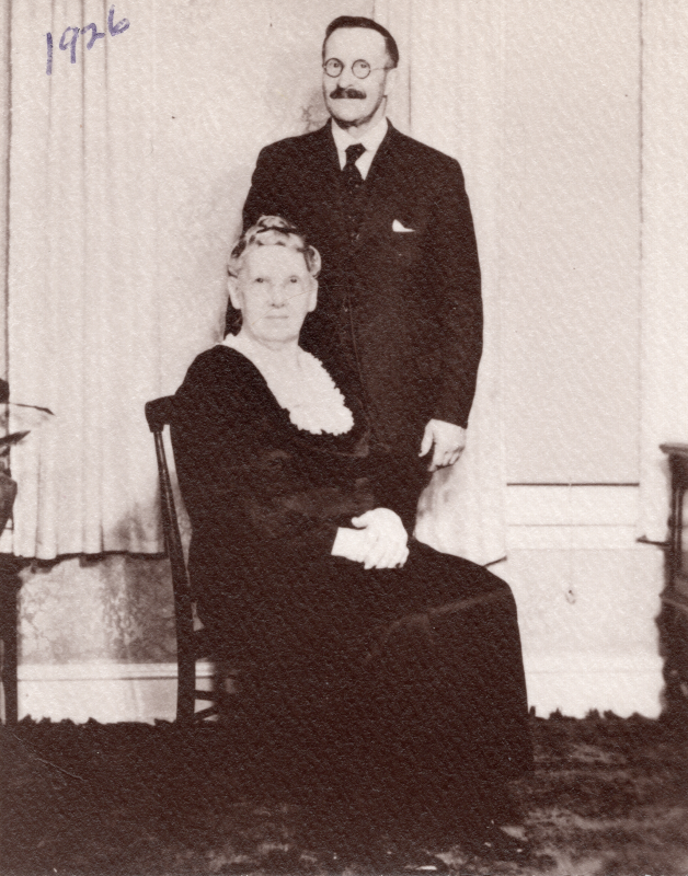 Mr. and Mrs. Nethery pose together for a portrait in Philadelphia
