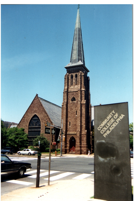 Highway's (18th and Spring Garden) Extrerior from the Community College of Philadelphia's lawn