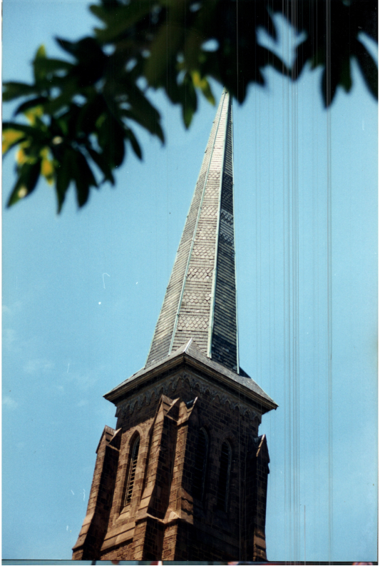Highway's steeple