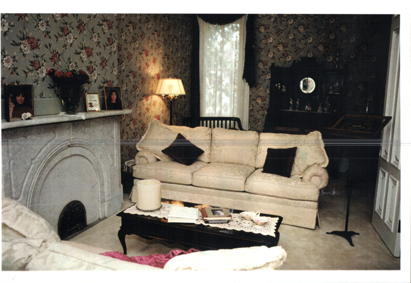 Completed living room