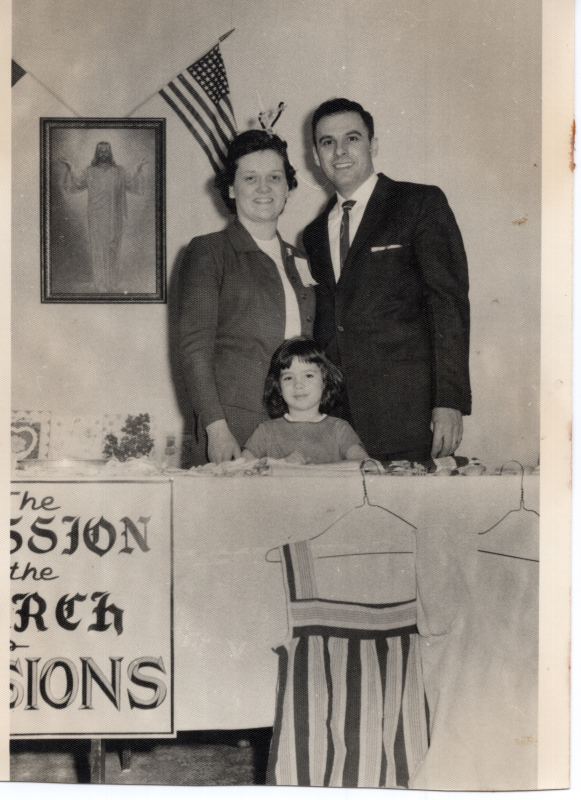 WMC portait of Rev. and Mrs. Bogdan and their daughter, Bonnie