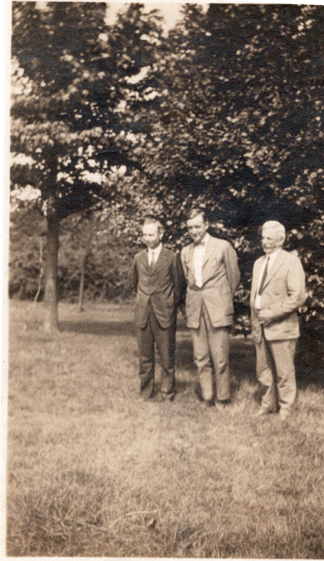 Rev. E. S. Williams, Bro C. Garrett, and Bro. Reel