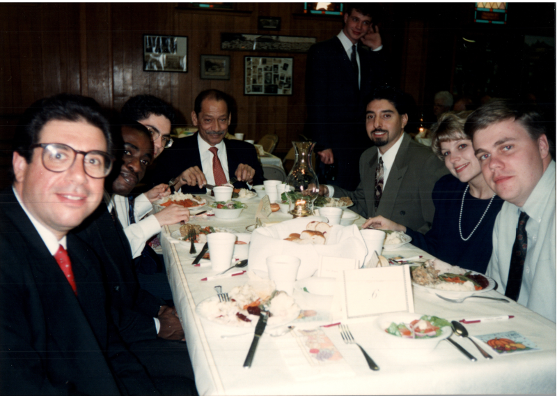 Diners sat together