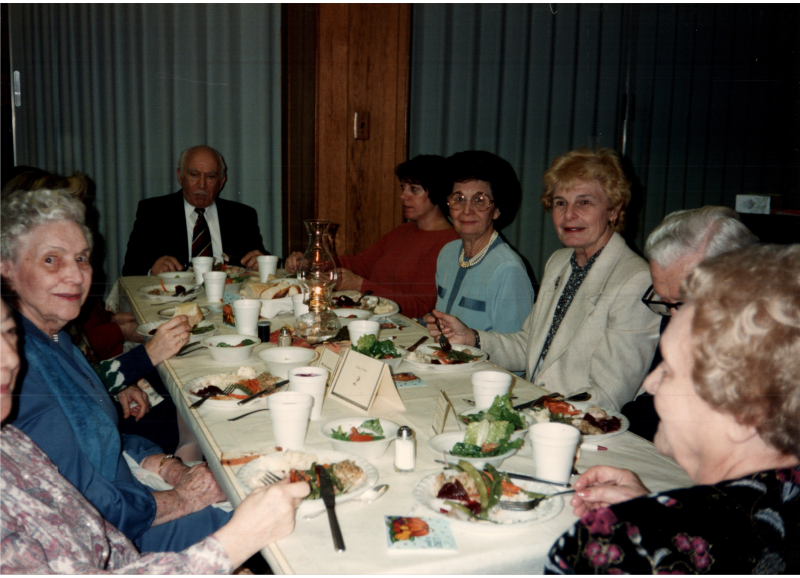 Diners sat together