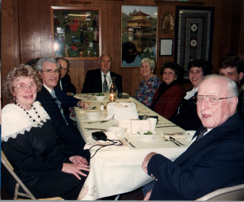 Diners sat together
