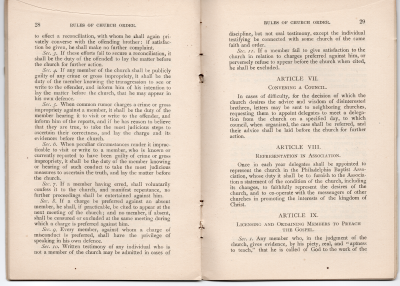 Rules of Church Order