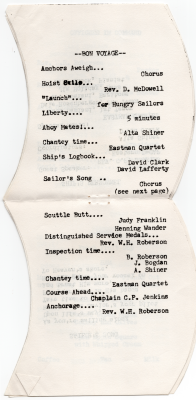 Program of performances
